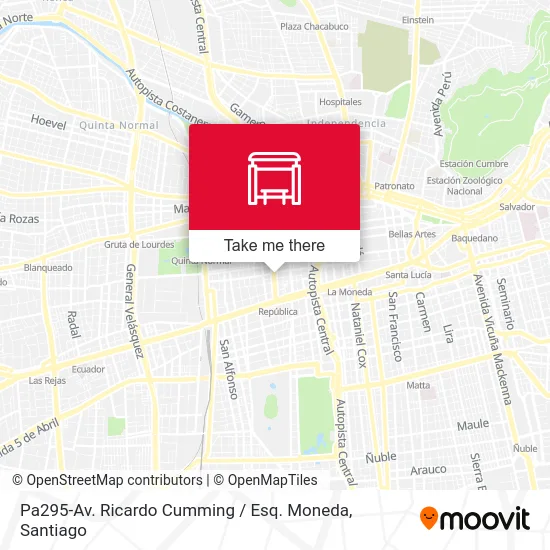 Pa295-Av. Ricardo Cumming / Esq. Moneda map