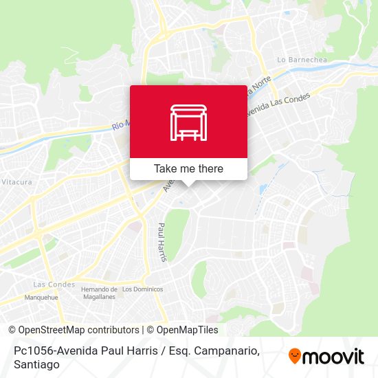 Mapa de Pc1056-Avenida Paul Harris / Esq. Campanario