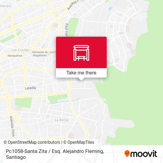 Pc1058-Santa Zita / Esq. Alejandro Fleming map
