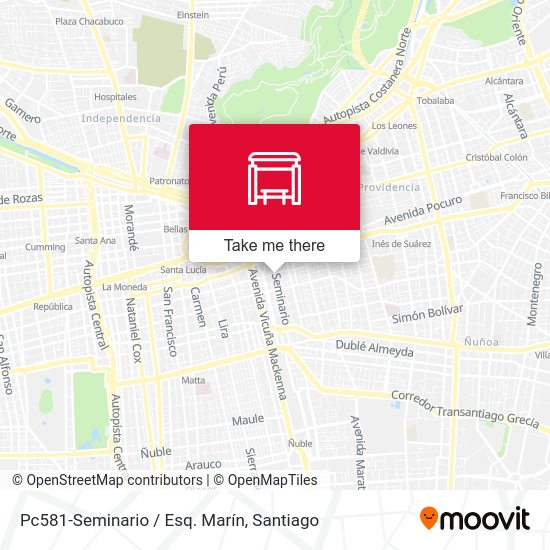 Pc581-Seminario / Esq. Marín map