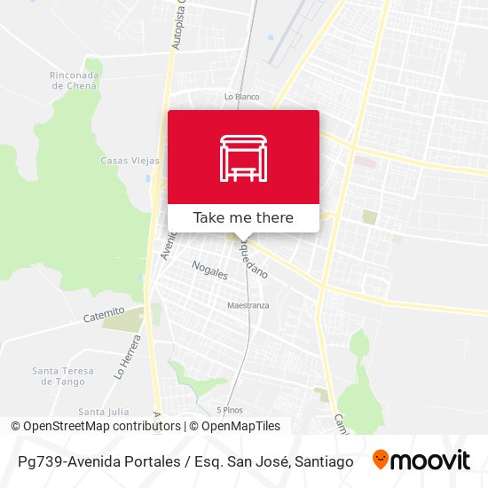 Pg739-Avenida Portales / Esq. San José map