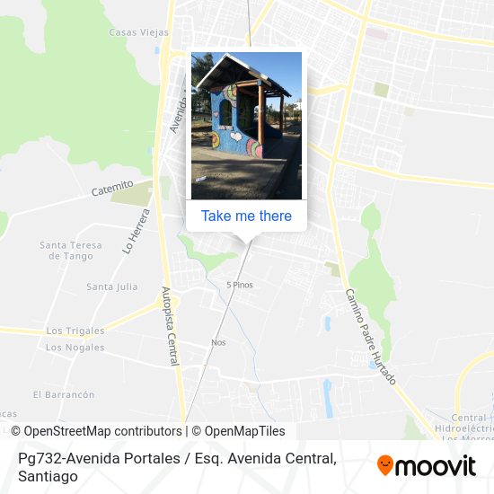 Pg732-Avenida Portales / Esq. Avenida Central map