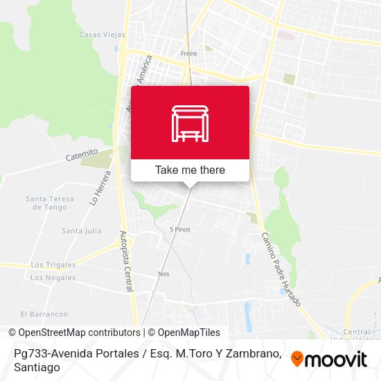 Pg733-Avenida Portales / Esq. M.Toro Y Zambrano map