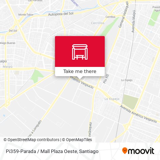 Pi359-Parada / Mall Plaza Oeste map
