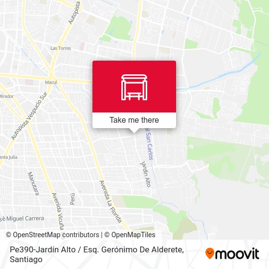 Mapa de Pe390-Jardín Alto / Esq. Gerónimo De Alderete