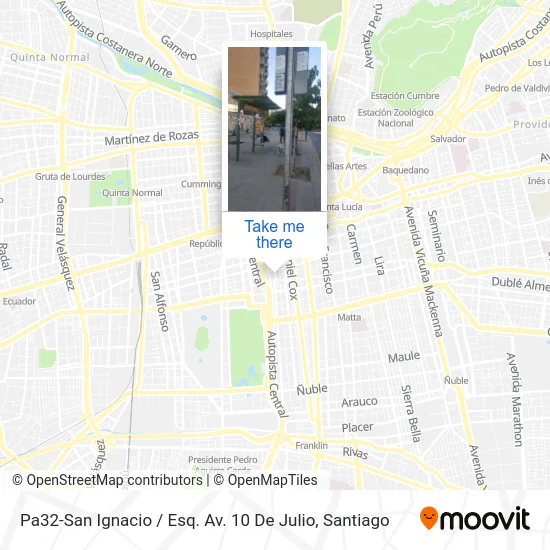 Pa32-San Ignacio / Esq. Av. 10 De Julio map
