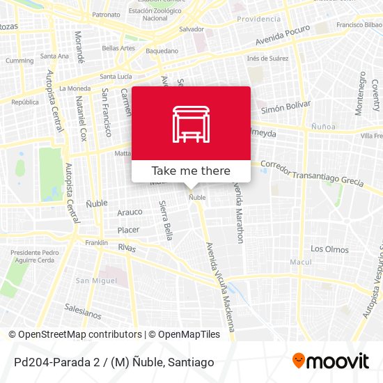 Pd204-Parada 2 / (M) Ñuble map