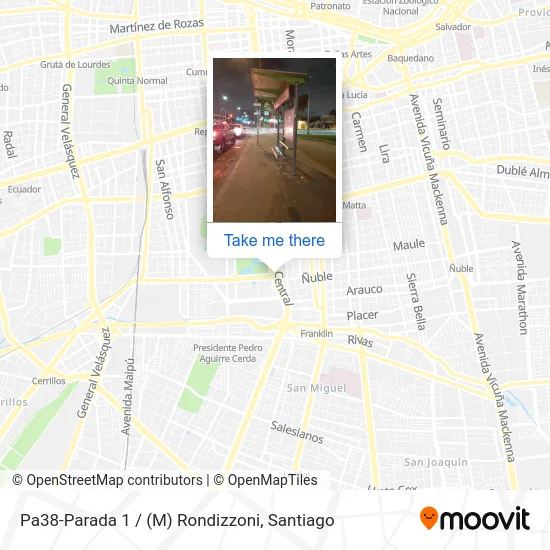 Pa38-Parada 1 / (M) Rondizzoni map