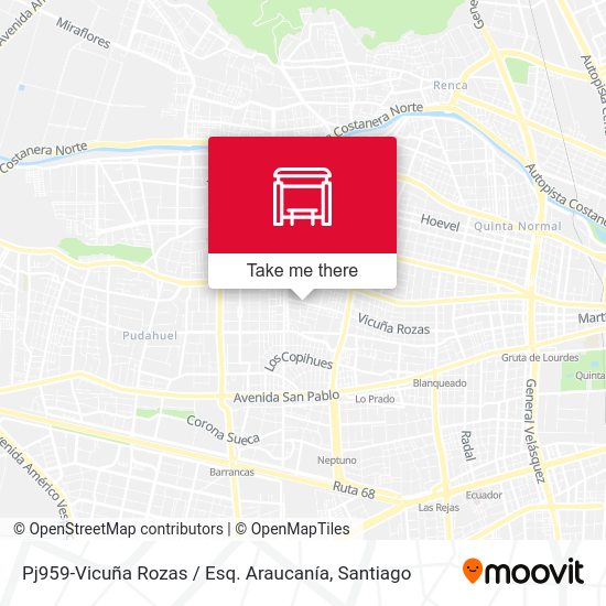 Mapa de Pj959-Vicuña Rozas / Esq. Araucanía