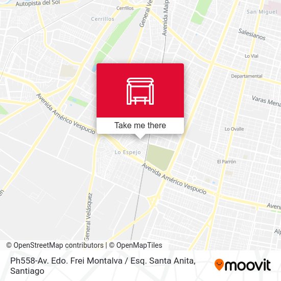 Ph558-Av. Edo. Frei Montalva / Esq. Santa Anita map