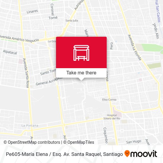 Pe605-María Elena / Esq. Av. Santa Raquel map