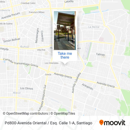 Pd800-Avenida Oriental / Esq. Calle 1-A map