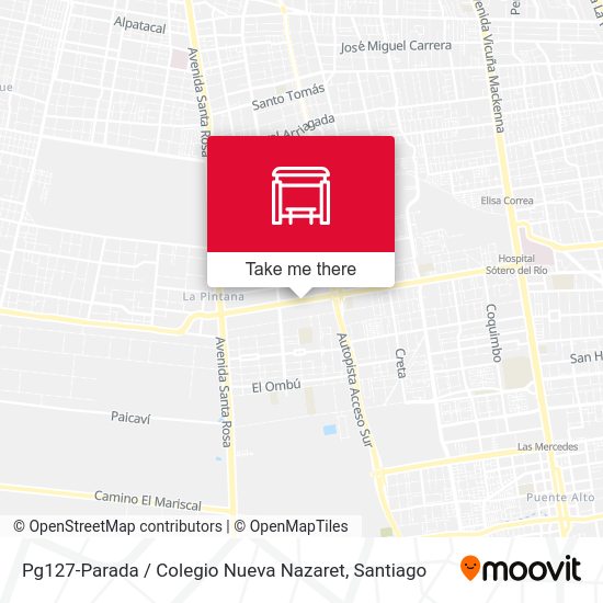 Pg127-Parada / Colegio Nueva Nazaret map