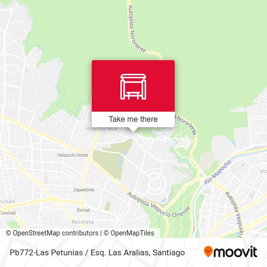 Pb772-Las Petunias / Esq. Las Aralias map