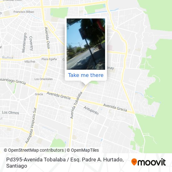 Pd395-Avenida Tobalaba / Esq. Padre A. Hurtado map