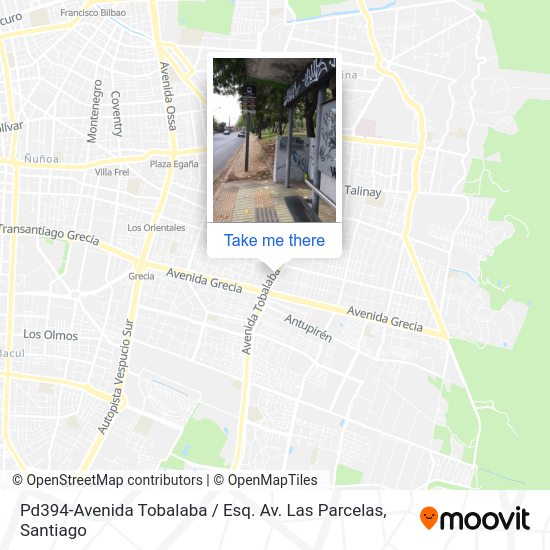 Pd394-Avenida Tobalaba / Esq. Av. Las Parcelas map