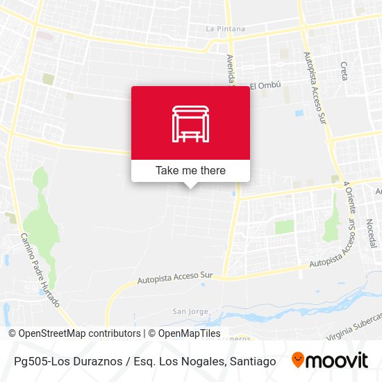 Pg505-Los Duraznos / Esq. Los Nogales map