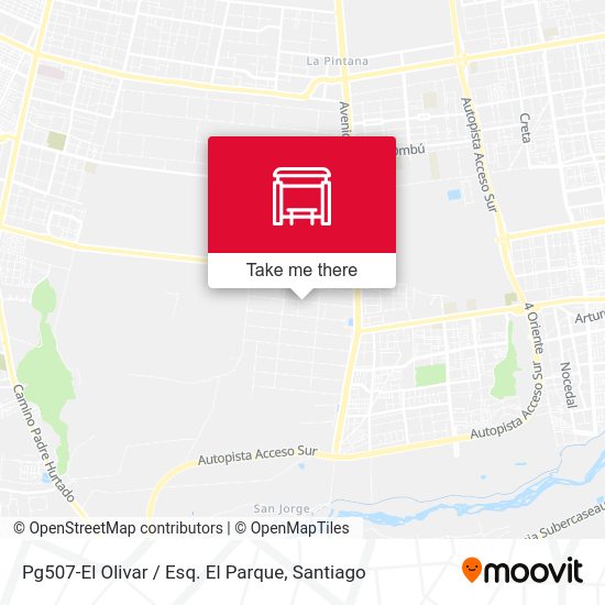 Pg507-El Olivar / Esq. El Parque map