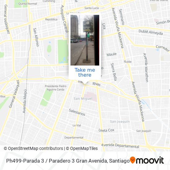 Ph499-Parada 3 / Paradero 3 Gran Avenida map