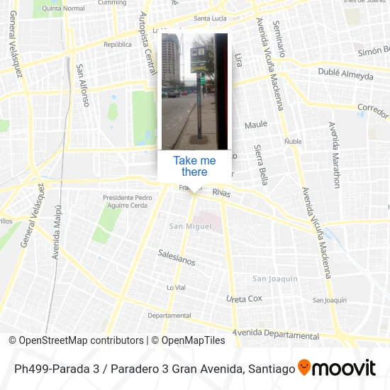 Ph499-Parada 3 / Paradero 3 Gran Avenida map