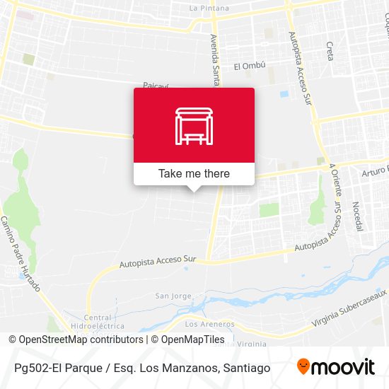 Pg502-El Parque / Esq. Los Manzanos map