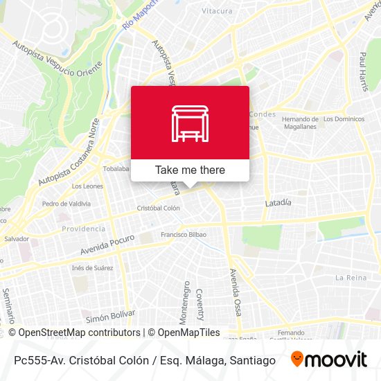 Mapa de Pc555-Av. Cristóbal Colón / Esq. Málaga