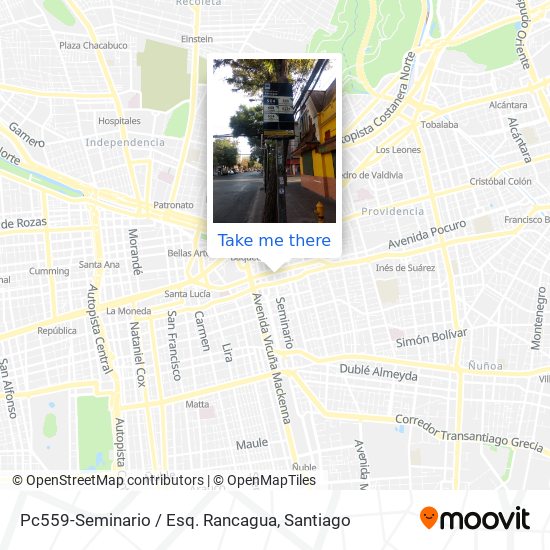 Pc559-Seminario / Esq. Rancagua map