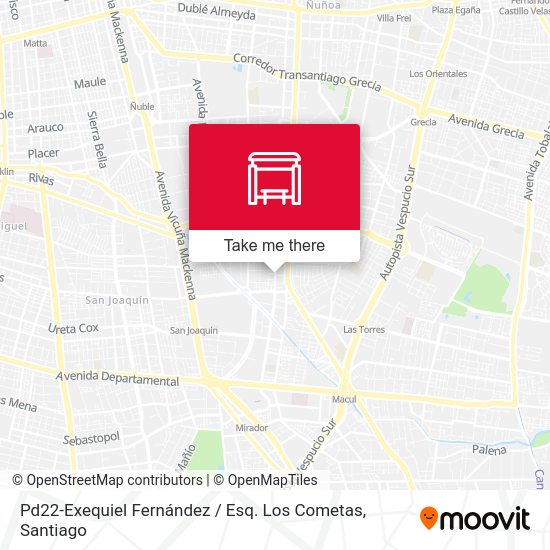 Mapa de Pd22-Exequiel Fernández / Esq. Los Cometas