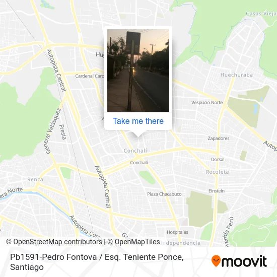 Pb1591-Pedro Fontova / Esq. Teniente Ponce map