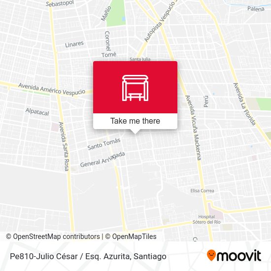Mapa de Pe810-Julio César / Esq. Azurita