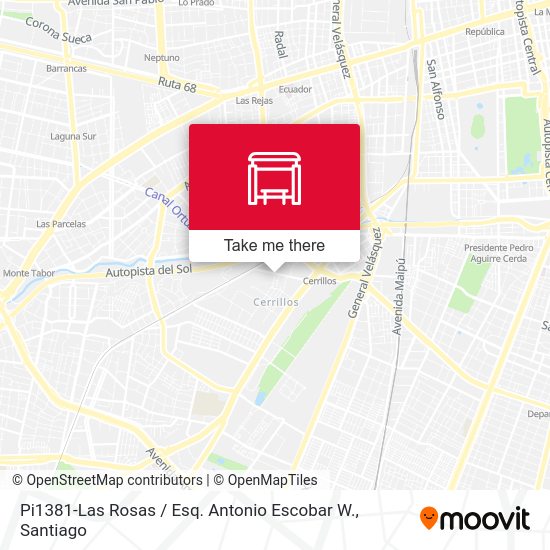 Pi1381-Las Rosas / Esq. Antonio Escobar W. map