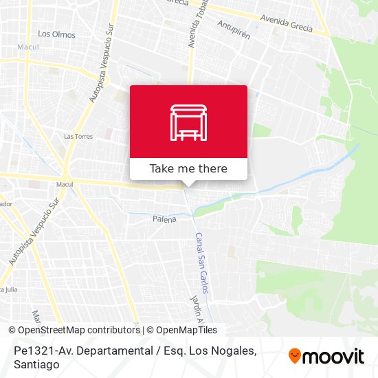 Pe1321-Av. Departamental / Esq. Los Nogales map