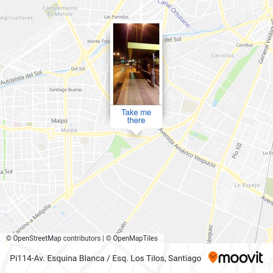 Pi114-Av. Esquina Blanca / Esq. Los Tilos map
