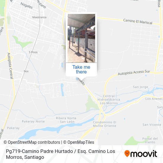 Pg719-Camino Padre Hurtado / Esq. Camino Los Morros map