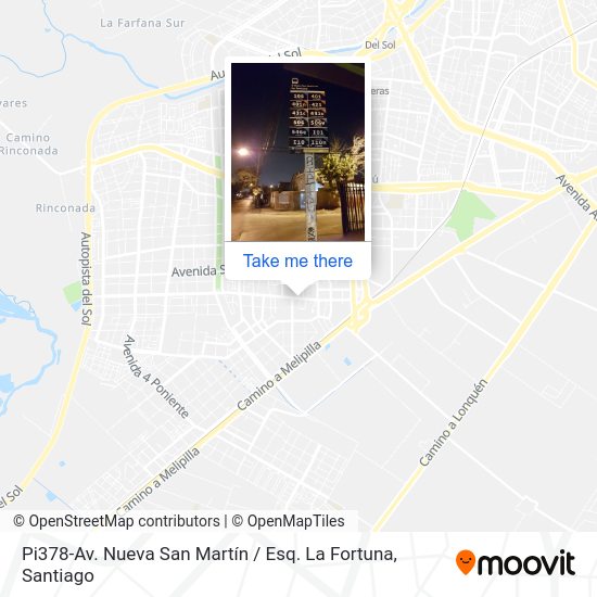 Mapa de Pi378-Av. Nueva San Martín / Esq. La Fortuna