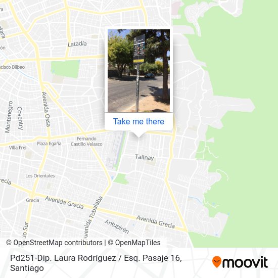Mapa de Pd251-Dip. Laura Rodríguez / Esq. Pasaje 16