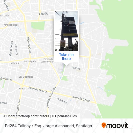 Pd254-Talinay / Esq. Jorge Alessandri map