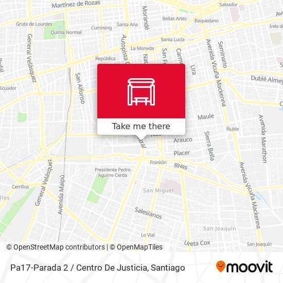 Pa17-Parada 2 / Centro De Justicia map