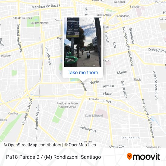 Pa18-Parada 2 / (M) Rondizzoni map