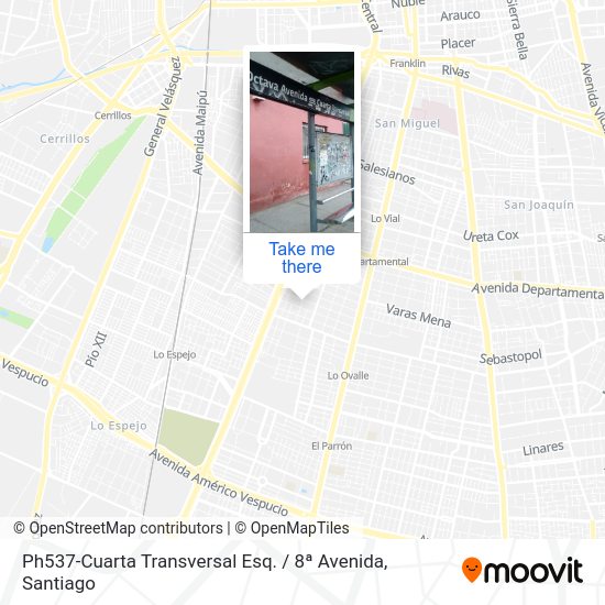 Mapa de Ph537-Cuarta Transversal Esq. / 8ª Avenida