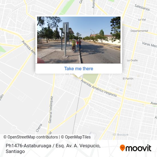 Ph1476-Astaburuaga / Esq. Av. A. Vespucio map