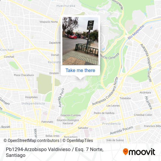 Pb1294-Arzobispo Valdivieso / Esq. 7 Norte map