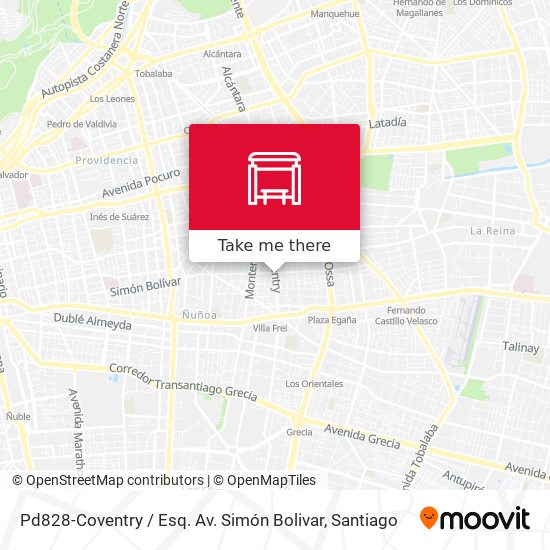 Pd828-Coventry / Esq. Av. Simón Bolivar map