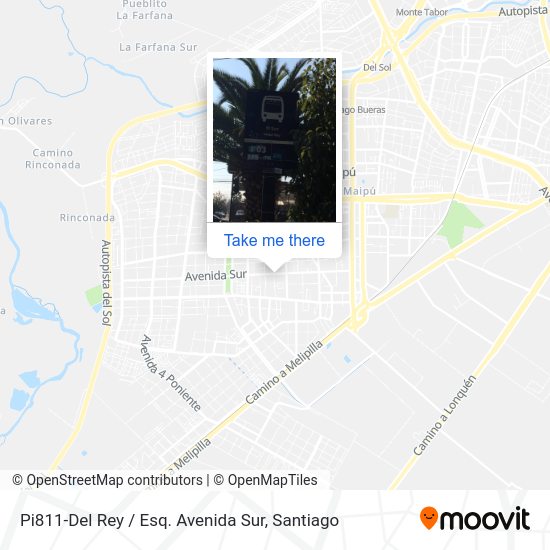 Mapa de Pi811-Del Rey / Esq. Avenida Sur