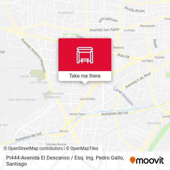 Pi444-Avenida El Descanso / Esq. Ing. Pedro Gallo map