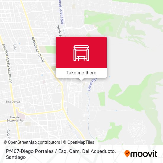 Mapa de Pf407-Diego Portales / Esq. Cam. Del Acueducto