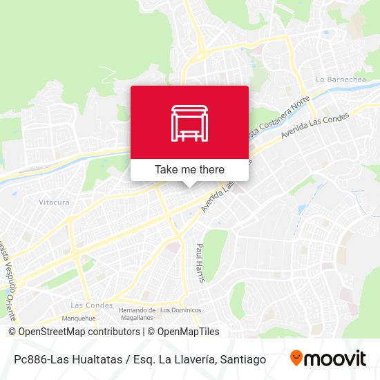 Pc886-Las Hualtatas / Esq. La Llavería map