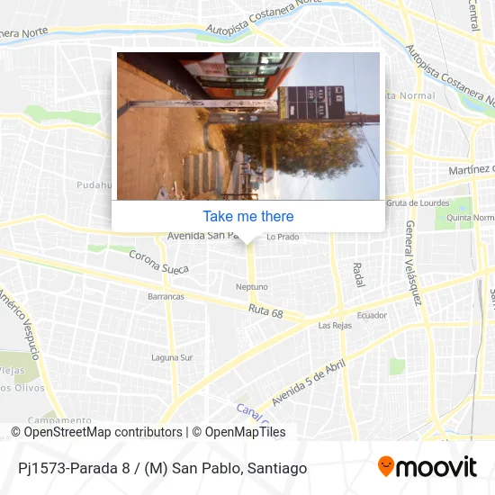 Pj1573-Parada 8 / (M) San Pablo map