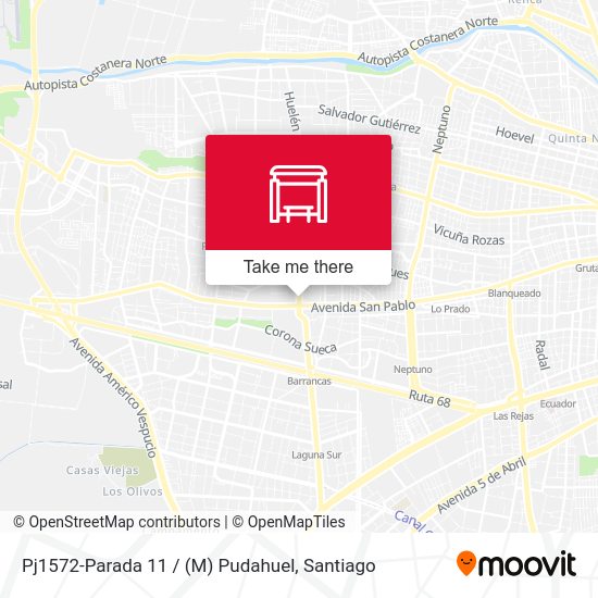 Pj1572-Parada 11 / (M) Pudahuel map
