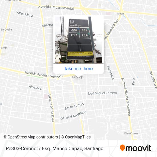 Mapa de Pe303-Coronel / Esq. Manco Capac